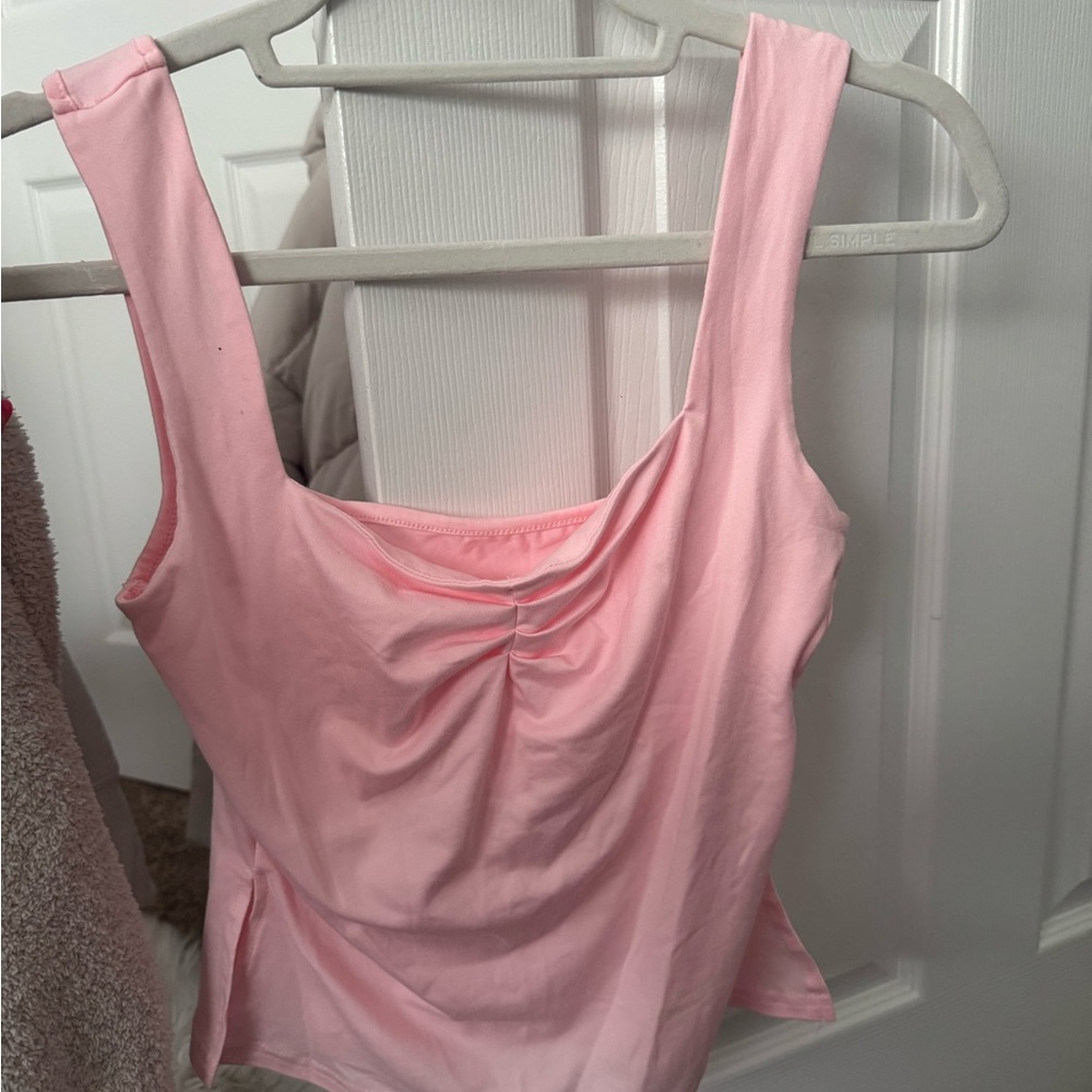 Pink Sleeveless Women's Top